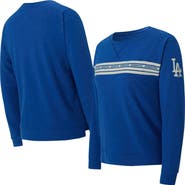 CONCEPTS SPORT Women's Concepts Sport Royal Los Angeles Dodgers Birch French Terry Long Sleeve T-Shirt