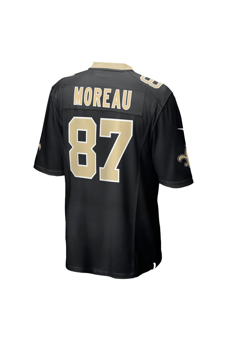 Men's Nike Foster Moreau Black New Orleans Saints Game Jersey, Alternate, color, Black