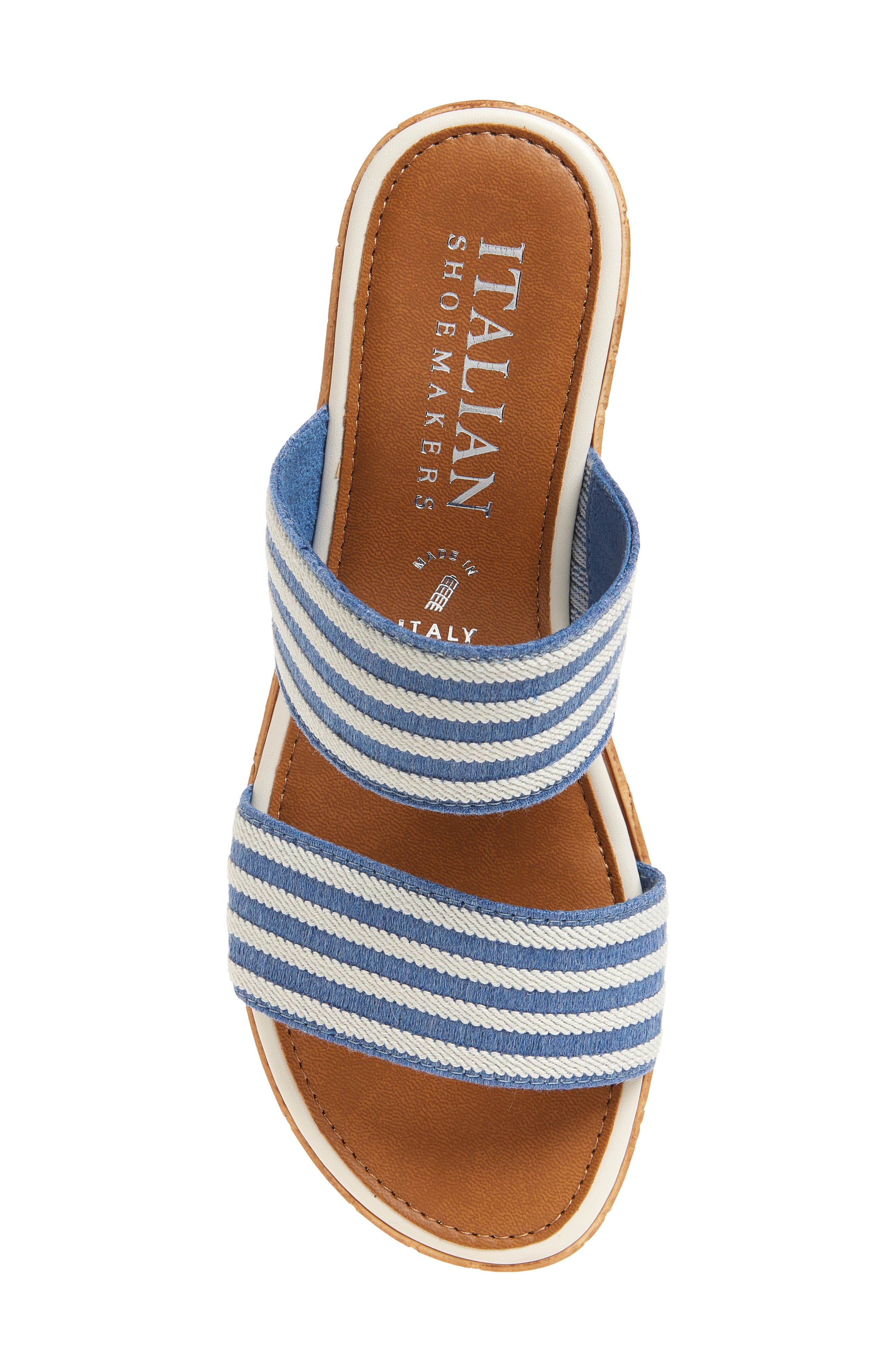 Jaiya Wedge Sandal, Alternate, color, DENIM