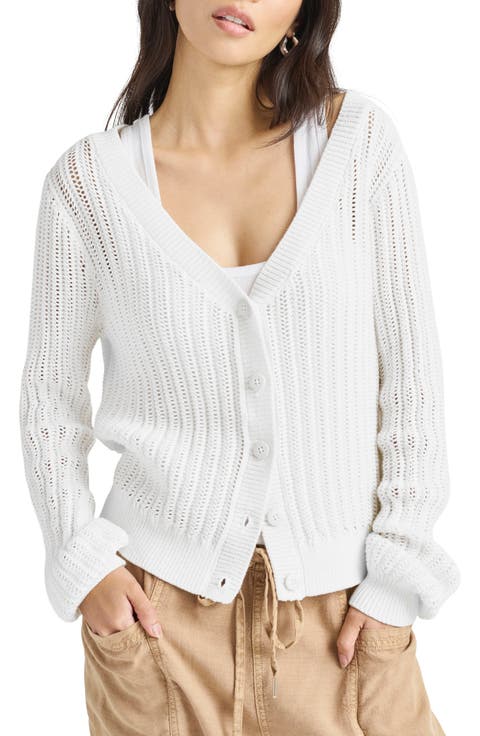 Amalfi Open Stitch Cotton Cardigan