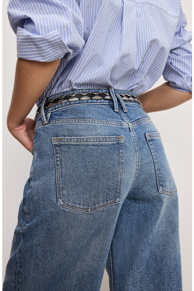 Good Ease Relaxed Wide Leg Jeans, Alternate, color, INDIGO575