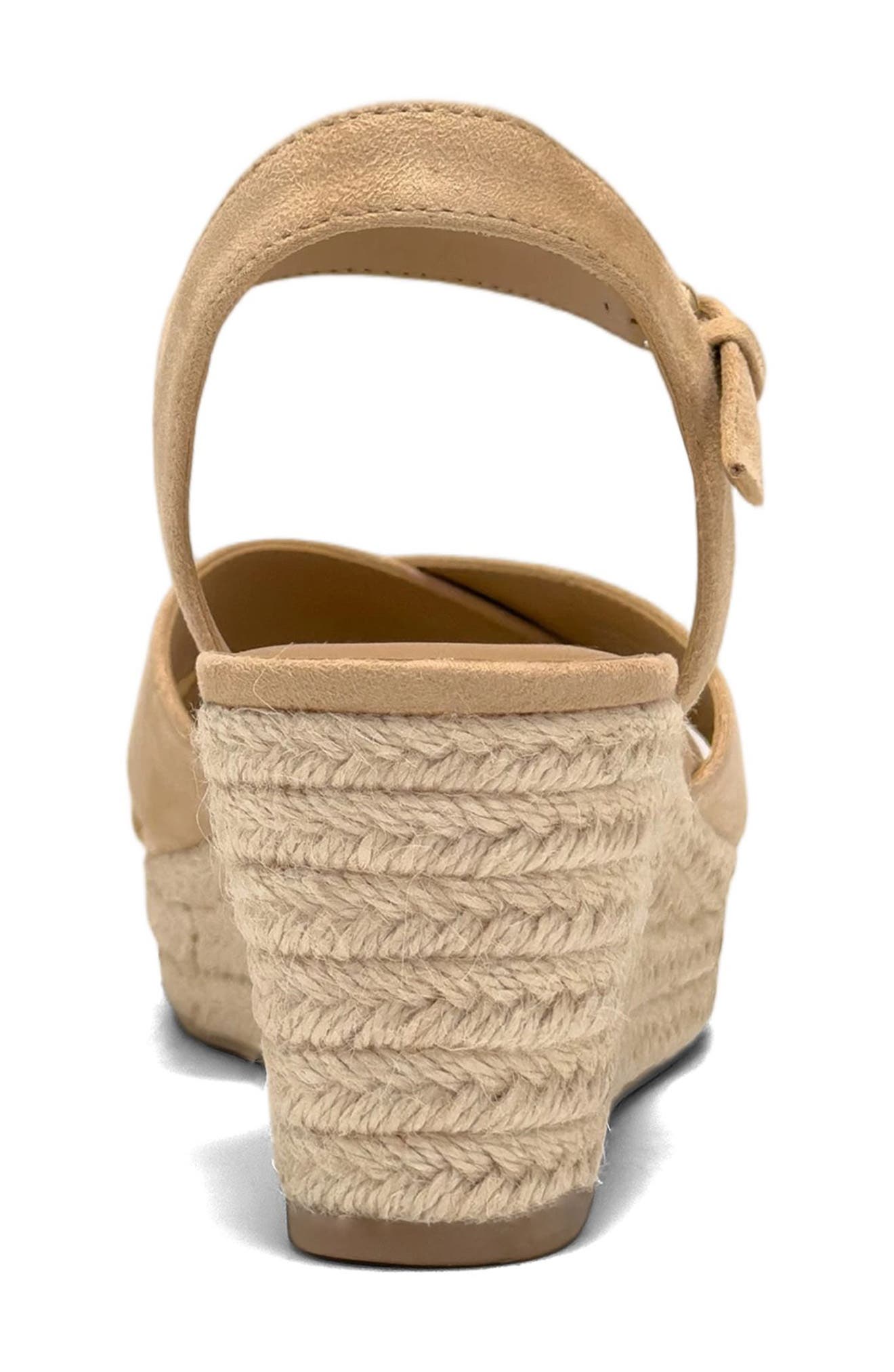 Casarina Platform Wedge Sandal, Alternate, color, BEIGE BISQUE