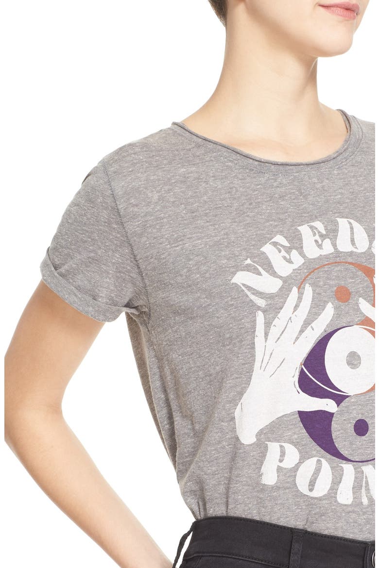 'Polly' Graphic Tee, Alternate, color, GREY