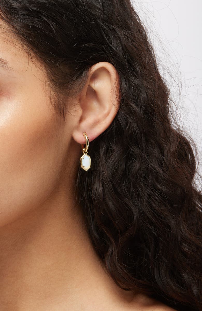 Kendra Scott Hallie Drop Hoop Earrings, Alternate, color, 