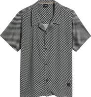 BOSS Geo Print Camp Shirt