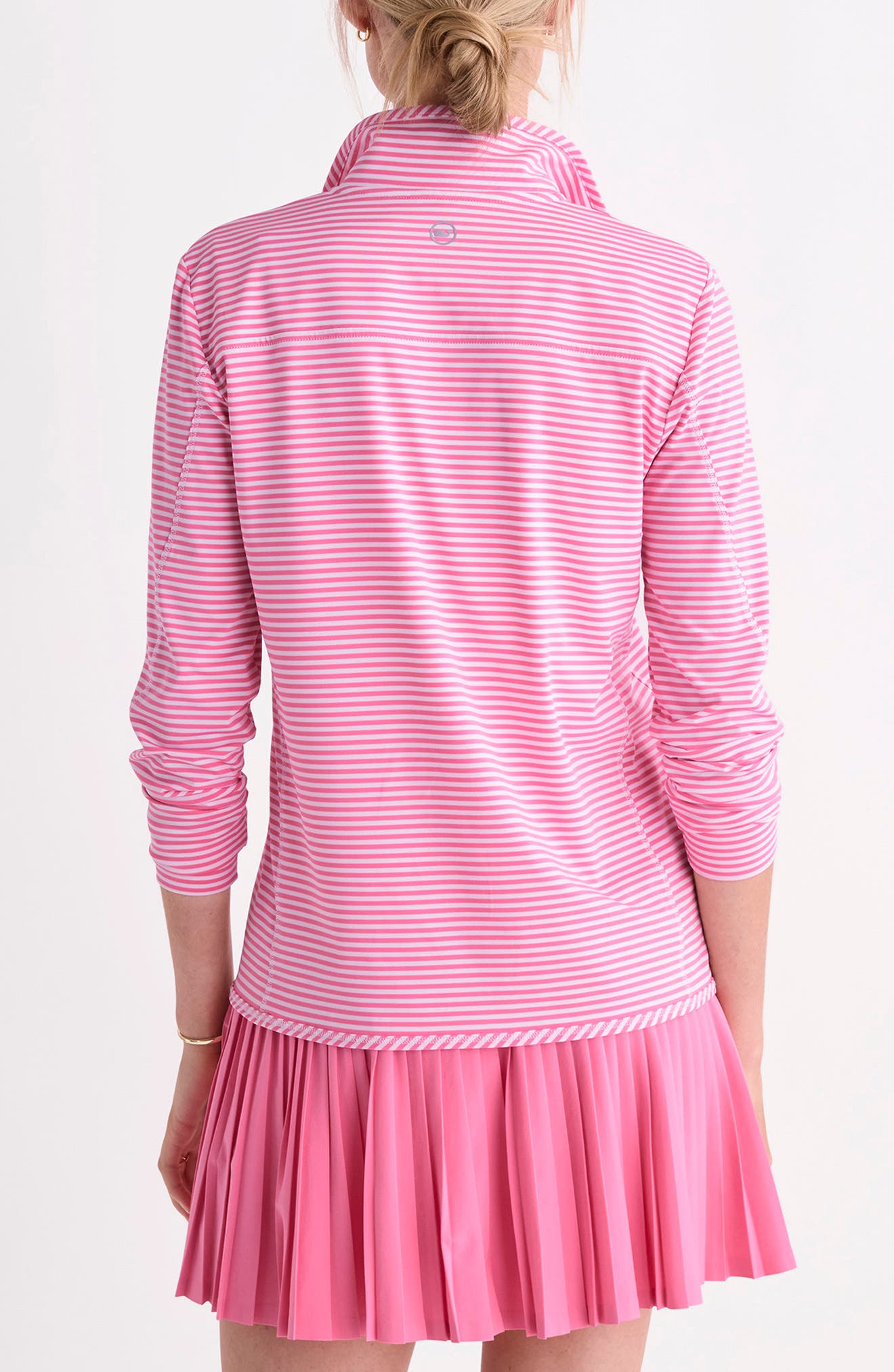 Microstripe Sankaty Half Zip Shep Shirt - image 5