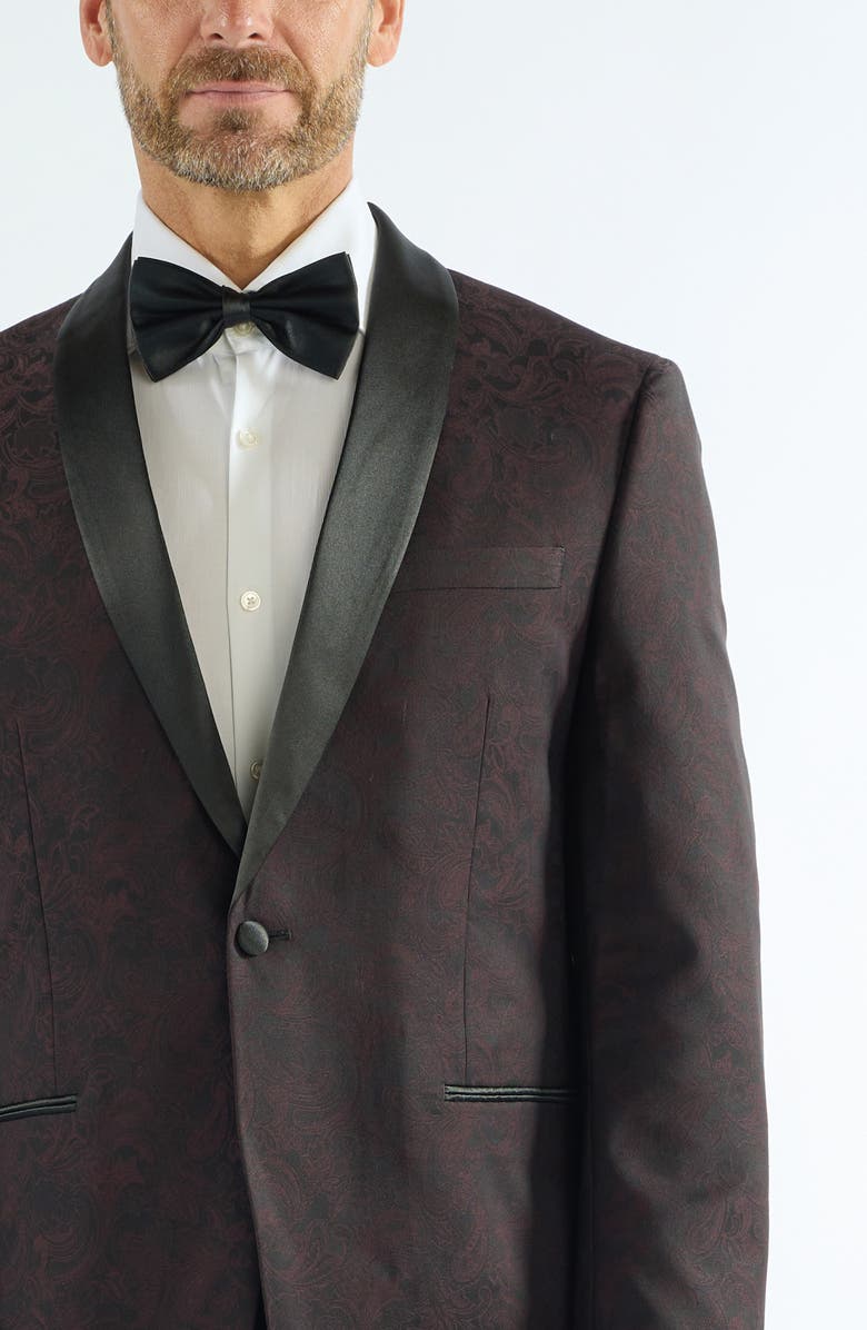 SAVILE ROW CO Paisley Jacquard Evening Jacket, Alternate, color, 
