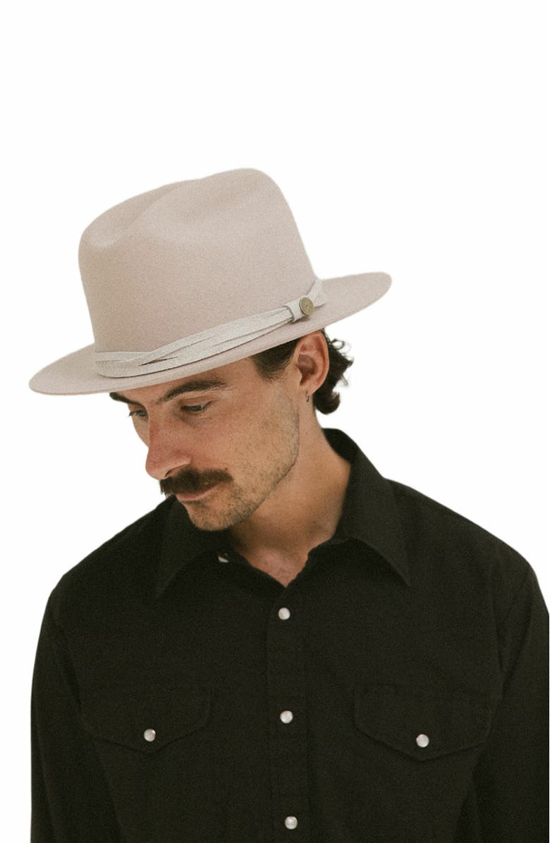 Two Roads Hat Co. Elliston Rancher Hat, Alternate, color, Ivory