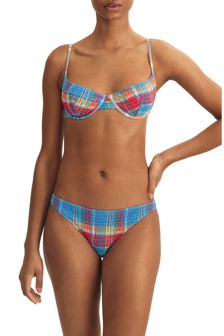 Underwire Balconette Bikini TOp, Alternate, color, MLT