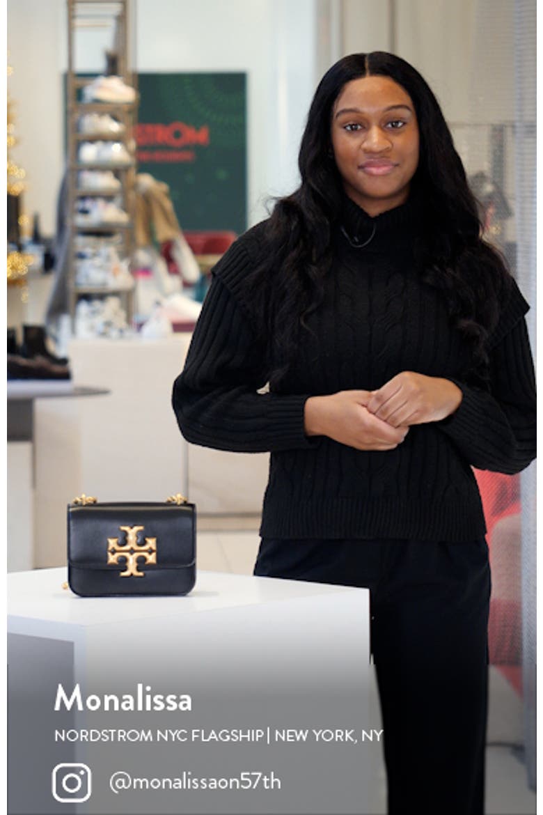 Small Eleanor Convertible Leather Shoulder Bag video