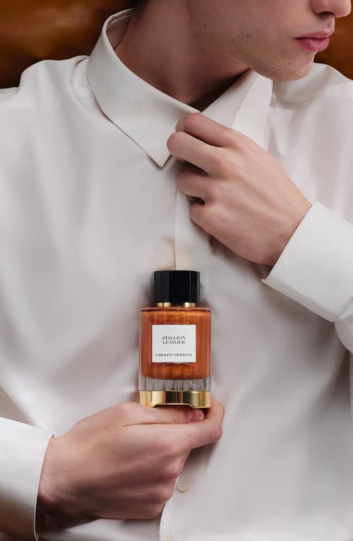 Carolina Herrera Stallion Leather Eau De Parfum In Orange