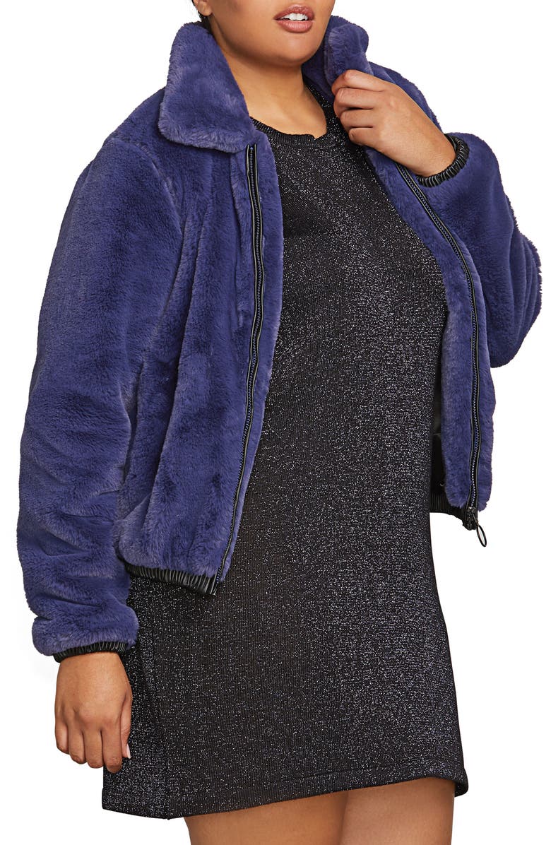 Volcom Fuzzy Fresh Plush Jacket, Main, color,