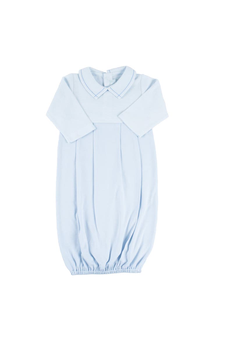 Striped Classic Gown, Main, color, Lt.Blue