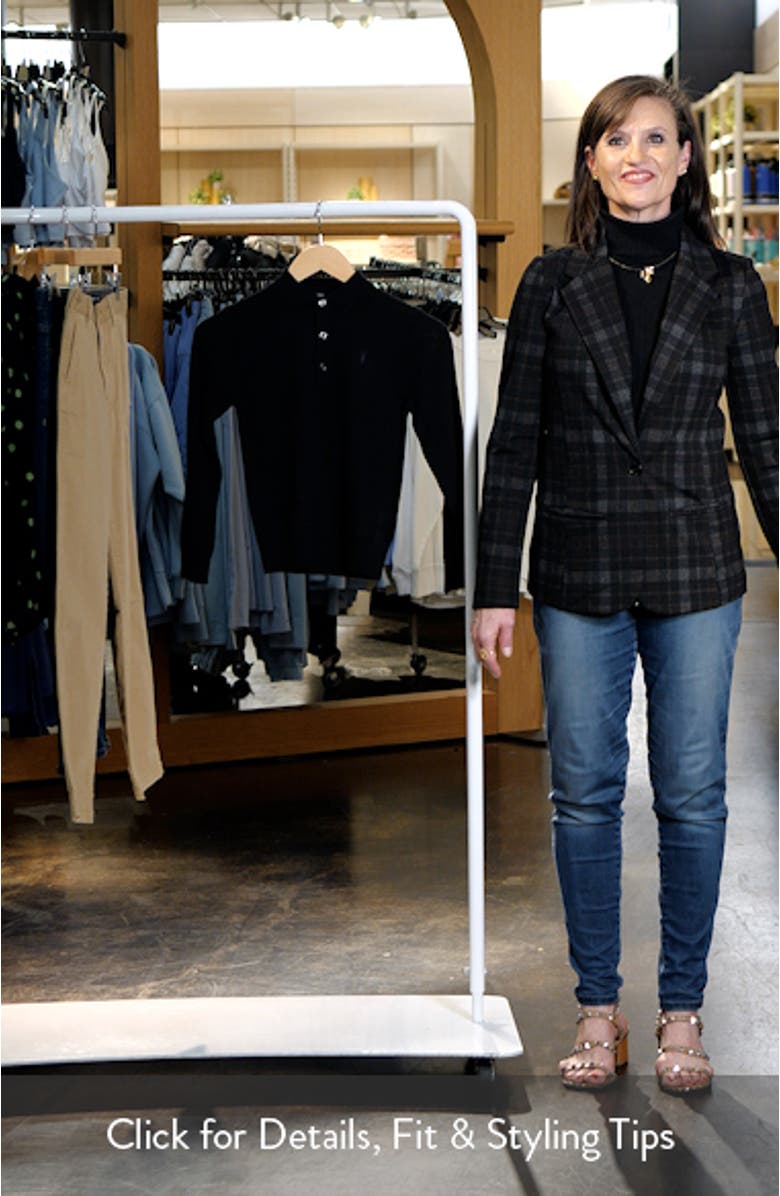 Kids' Long Sleeve Wool Blend Polo, sales video thumbnail