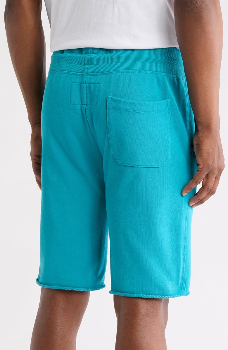 Cult of Individuality Graphic Cotton Sweat Shorts, Alternate, color, Tile Blue