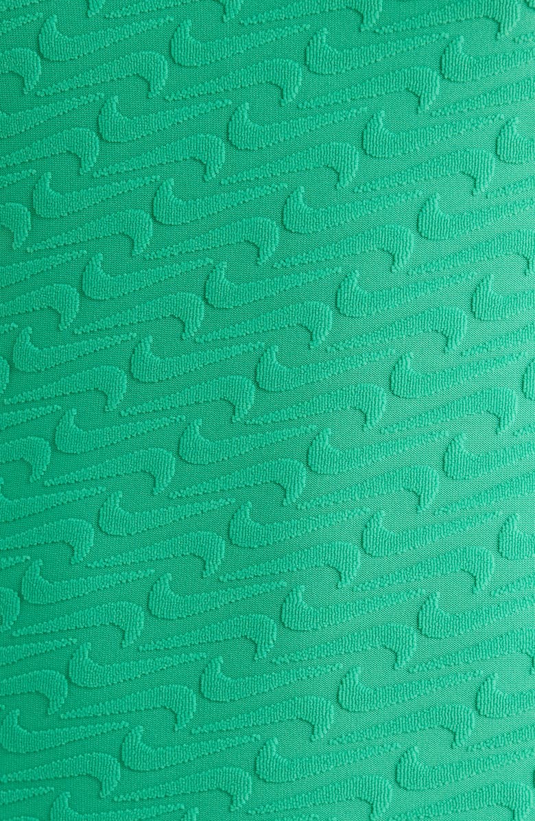 Nike Racerback Terry One-Piece Swimsuit, Alternate, color, Stadium Green