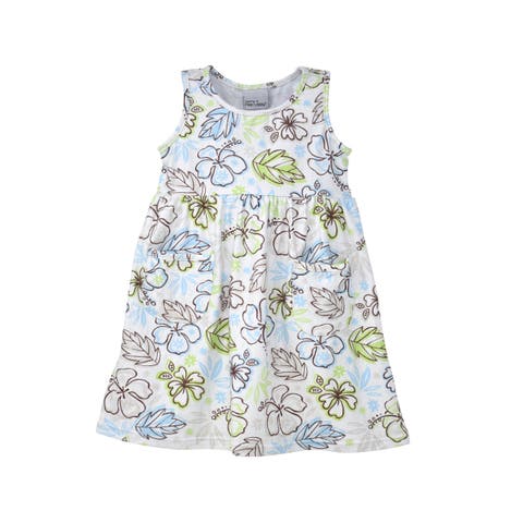 Girl's Playtime UPF 50+ Dahlia Sleeveless Dress with Pockets