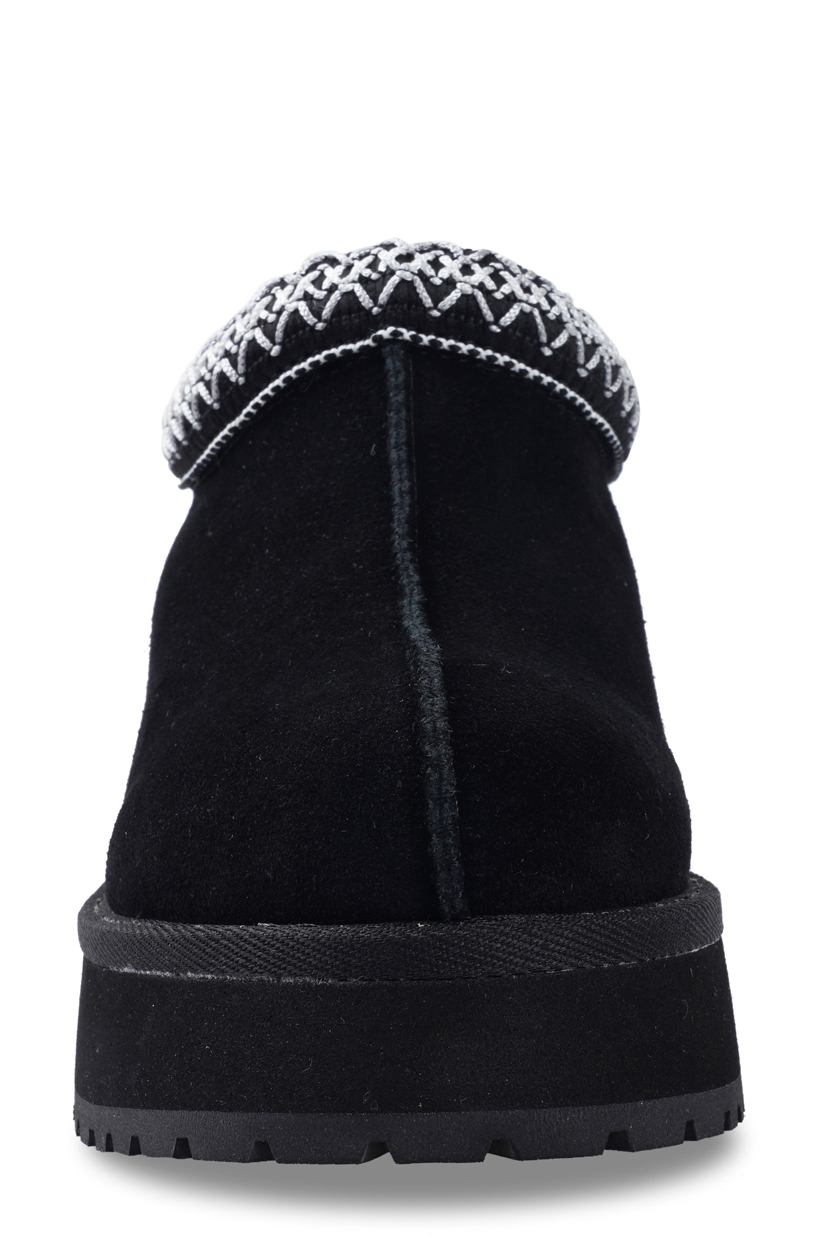 Candie's Leora Platform Clog, Alternate, color, Black Suede