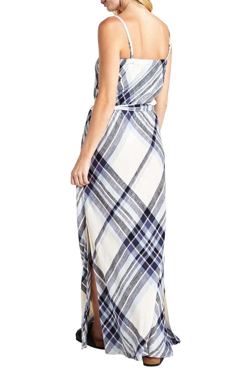 Splendid Annalise Plaid Maxi Dress, Alternate, color,