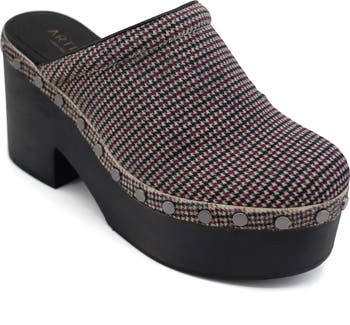 Regina Genuine Calf Hair Platform Clog