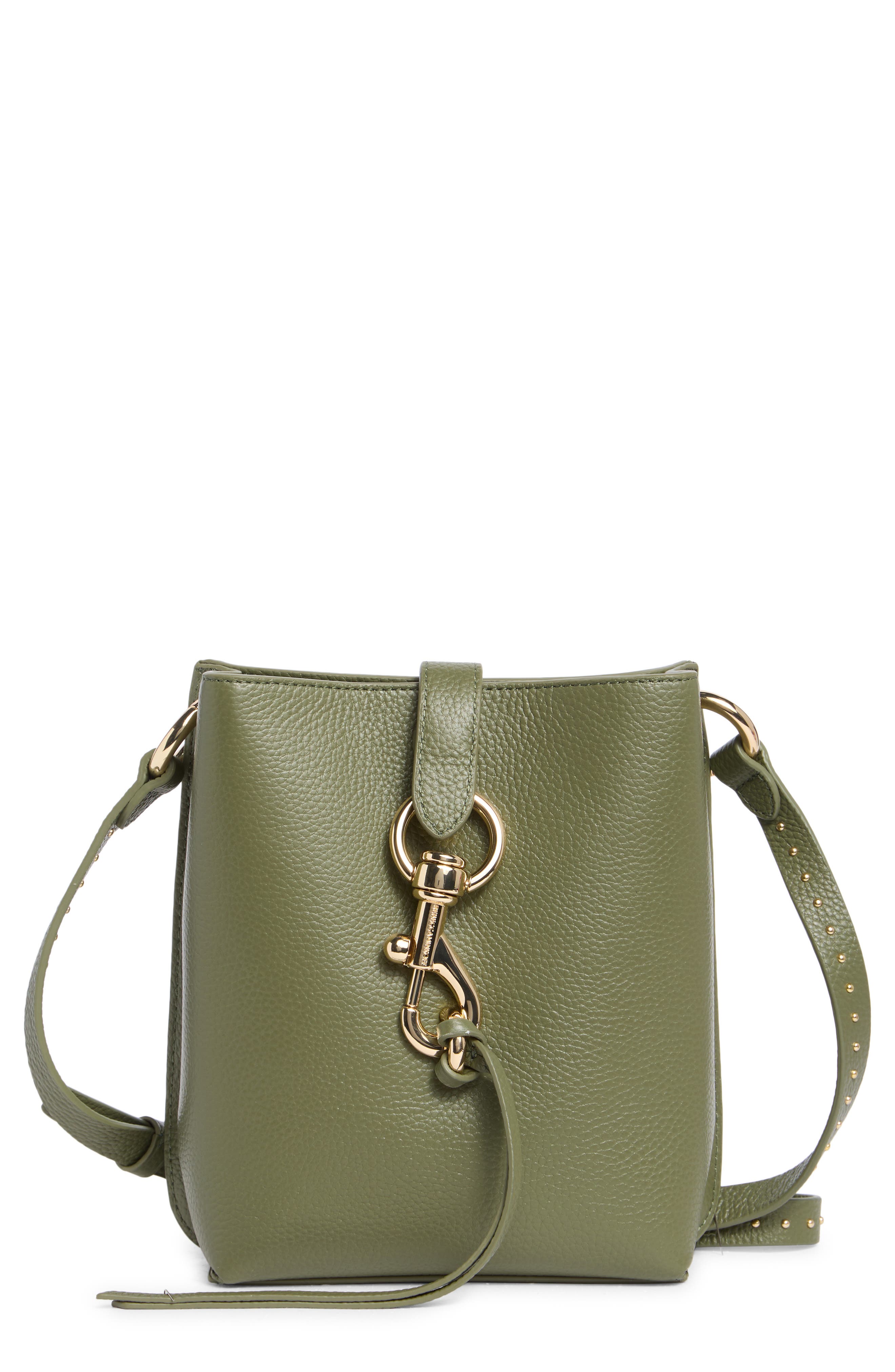 Rebecca Minkoff Megan Mini Studded Leather Crossbody Bag