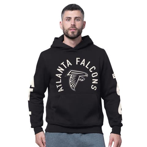 Men's Starter Black Atlanta Falcons Handoff Fleece Hoodie Sweatshirt