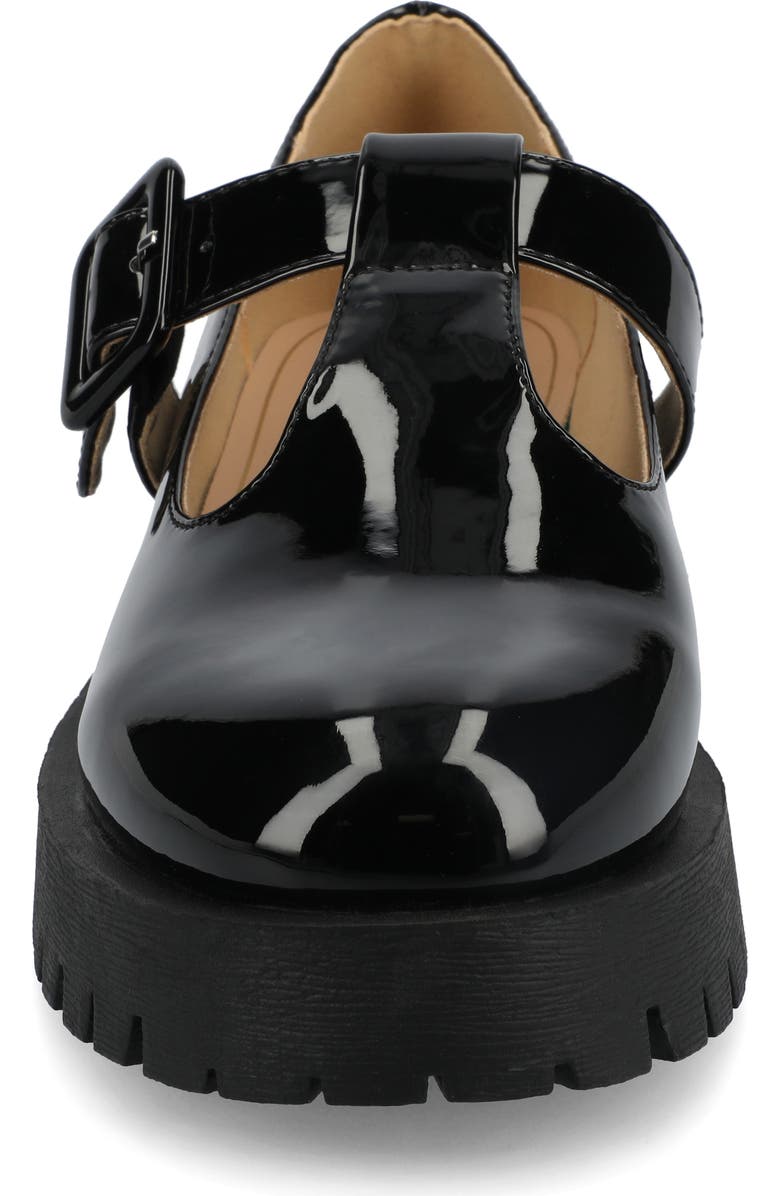 Journee Collection Suvi Mary Jane Loafer, Alternate, color, Patent/ Black