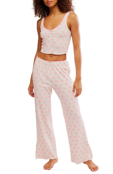 Fresh in Love Pointelle Pajamas