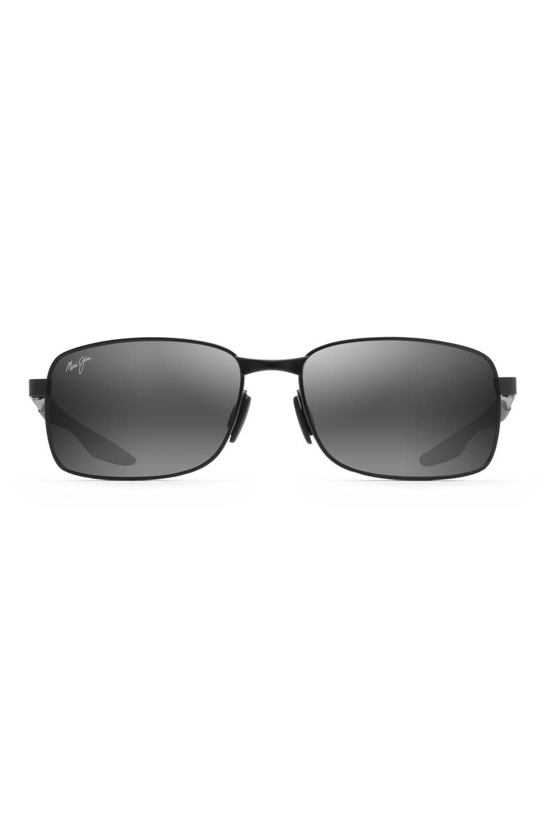 Shoal 57mm Polarized Sunglasses, Alternate, color, BLACK