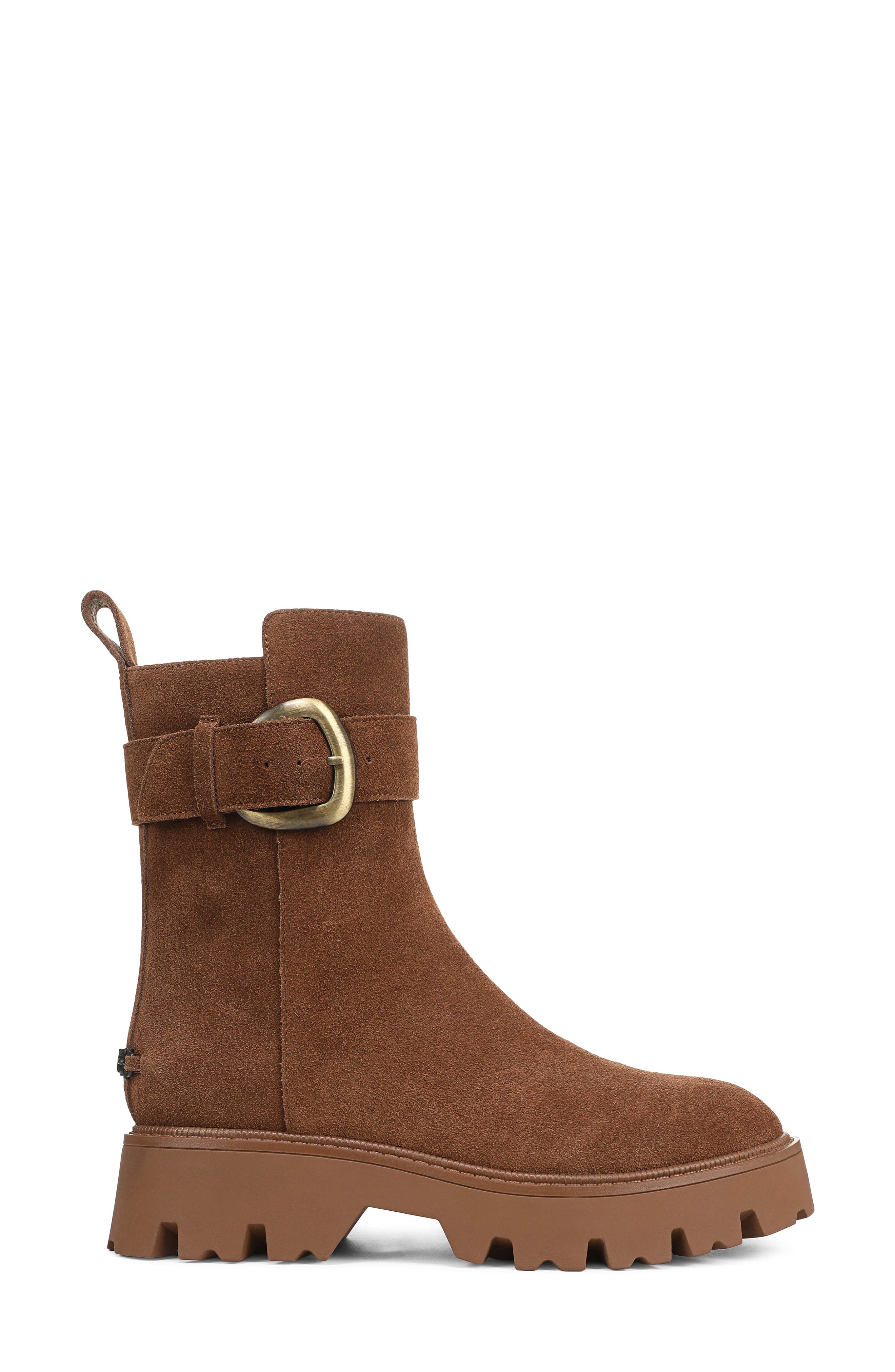 Circus NY by Sam Edelman Primm Lug Sole Bootie, Alternate, color, Maple Ginger