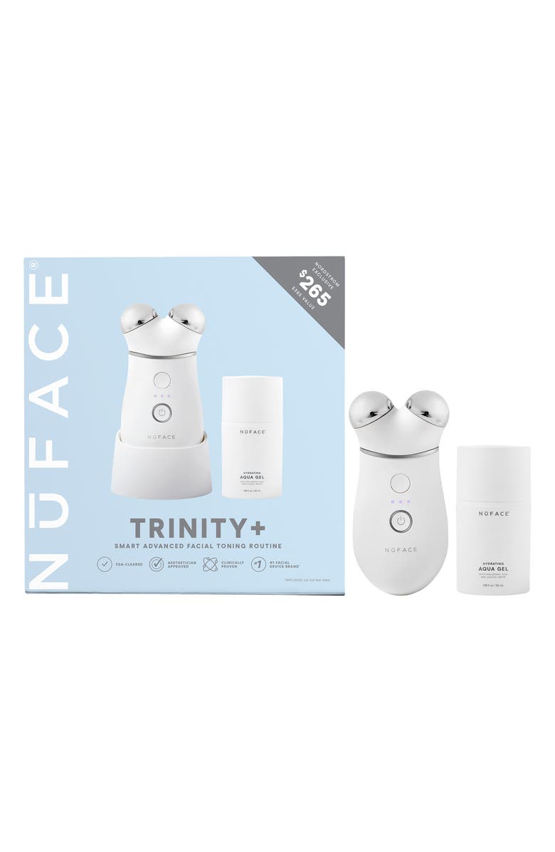 NuFACE<sup>®</sup> TRINITY+ Smart Advanced Facial Toning Starter Kit (Nordstrom Exclusive) $395 Value, Main, color,