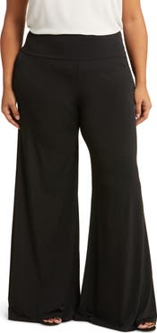 Renee C Jersey Wide Leg Pants