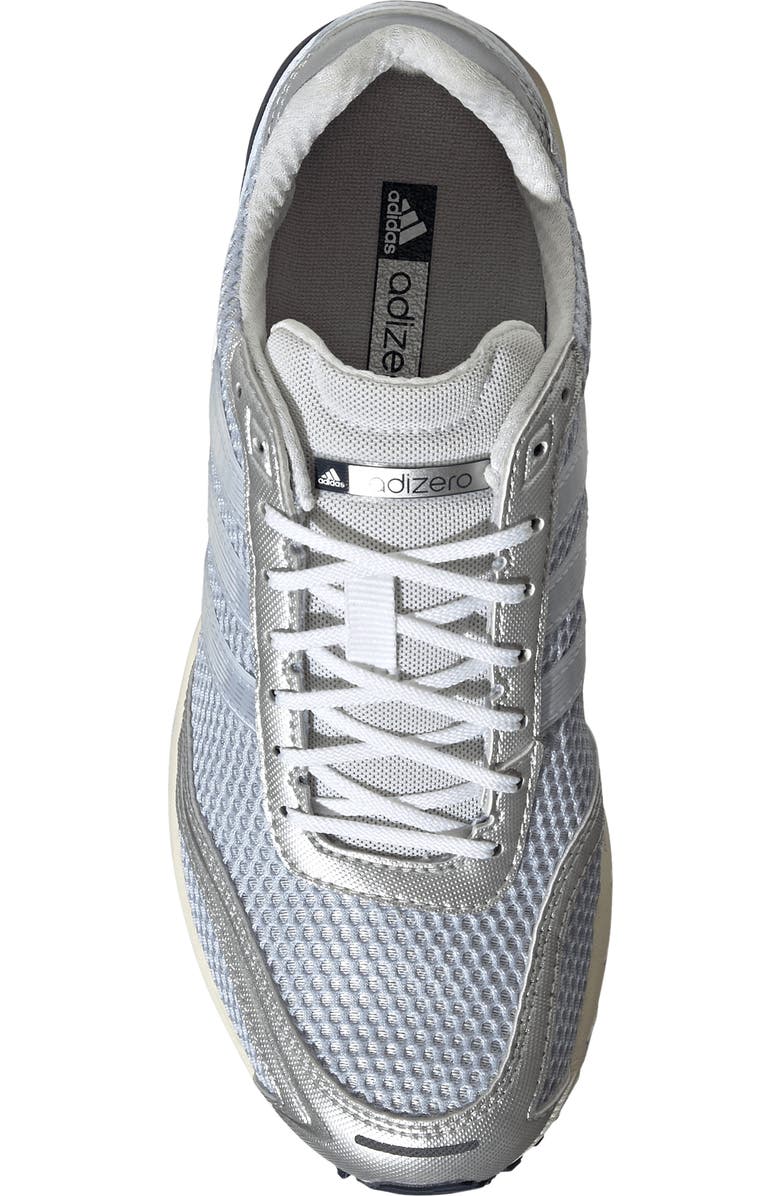 adidas Adizero Adios OG Sneaker, Alternate, color, Crystal Sky/ White/ Silver