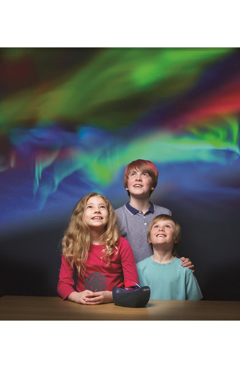 Brainstorm Toys Aurora Northern and Southern Lights Projector STEM, Alternate, color, Black