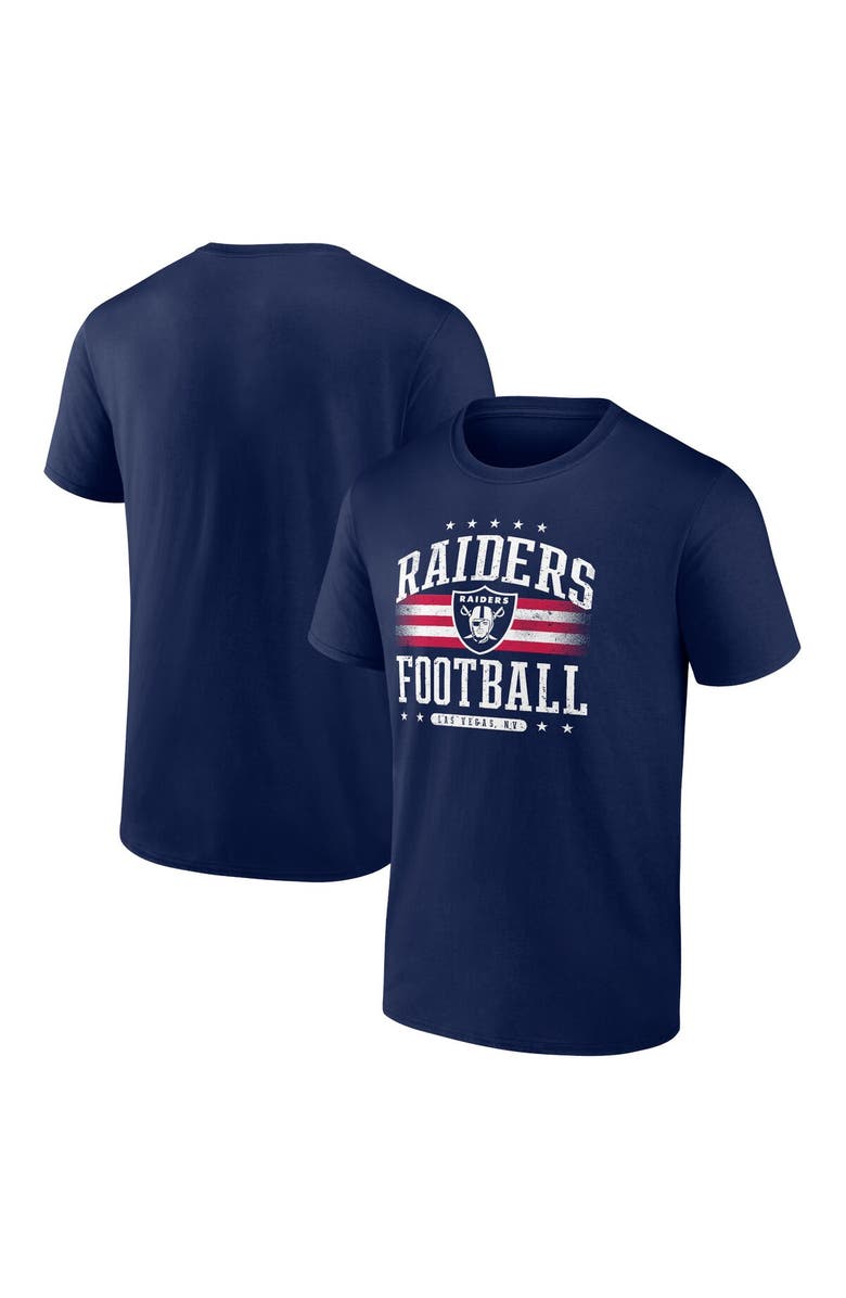 FANATICS Men's Fanatics Branded Navy Las Vegas Raiders Americana T-Shirt, Alternate, color, Navy