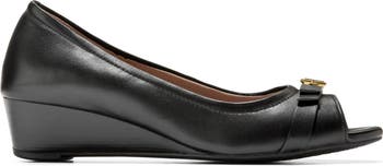 Cole Haan Malta Peep Toe Wedge Pump (Women) | Nordstromrack