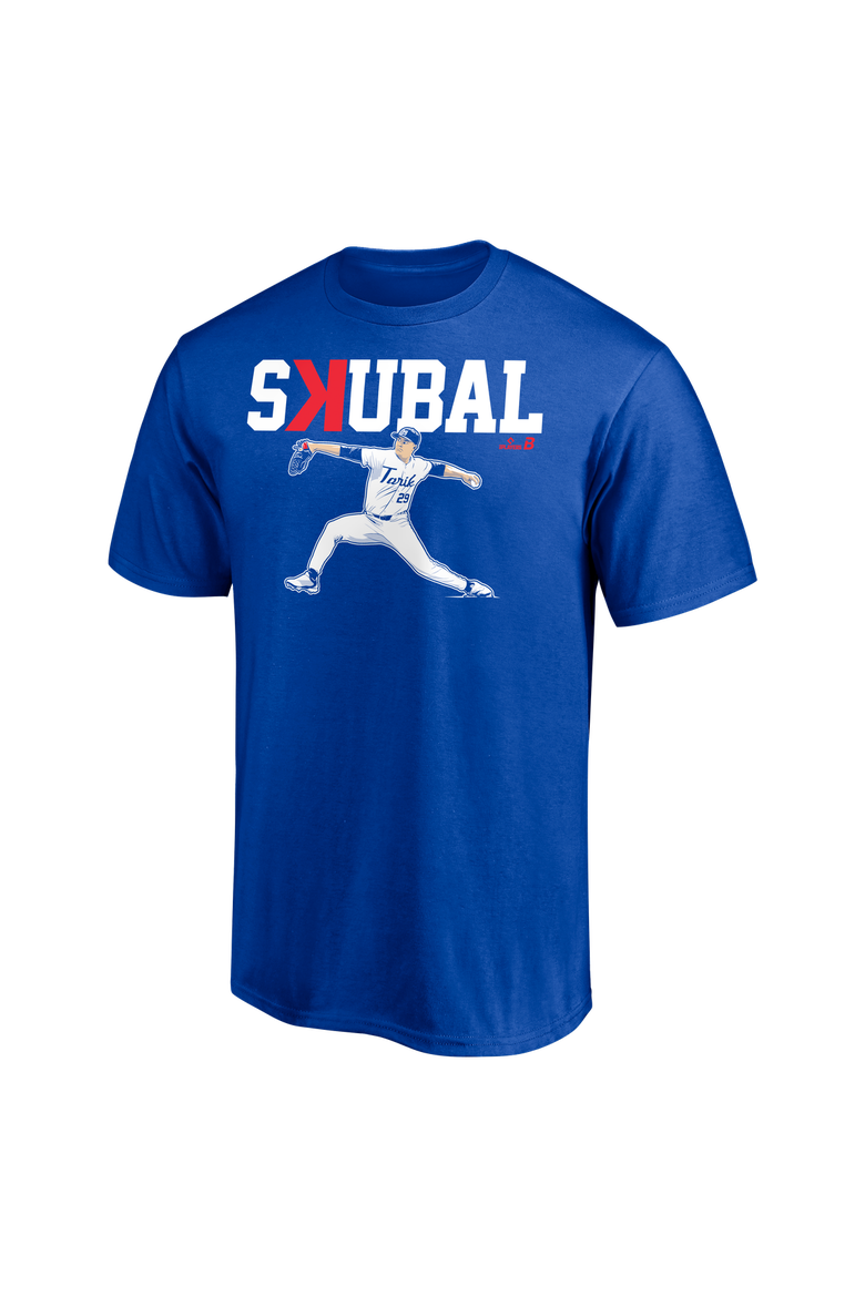 Unisex BreakingT Tarik Skubal Royal Ace Pose T-Shirt, Main, color, Royal