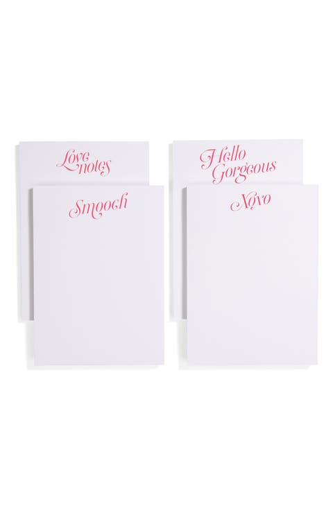 Sweetheart 4-Pack Notepads