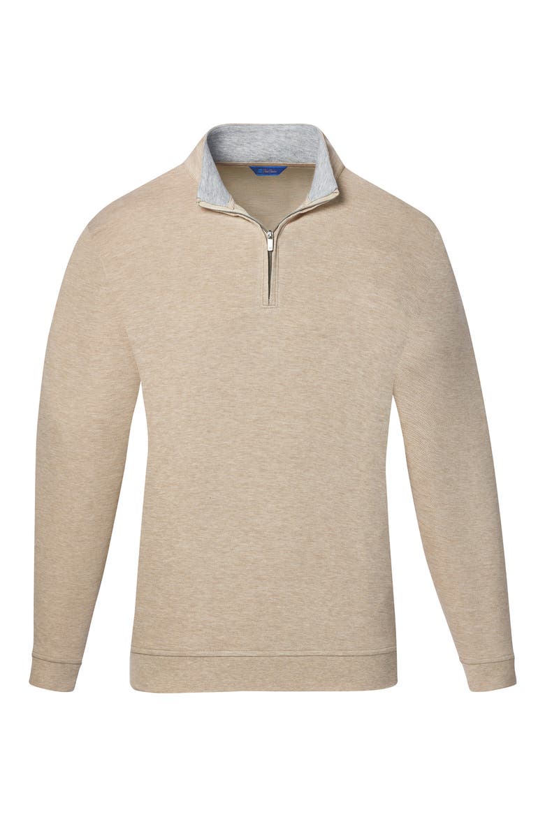 Quarter Zip Pullover, Main, color, DUNE