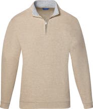 David Donahue Quarter Zip Pullover