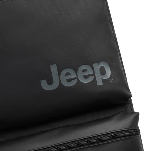 Jeep Js006b 27 Inch Two Wheel Rolling Travel Duffle Bag In Black