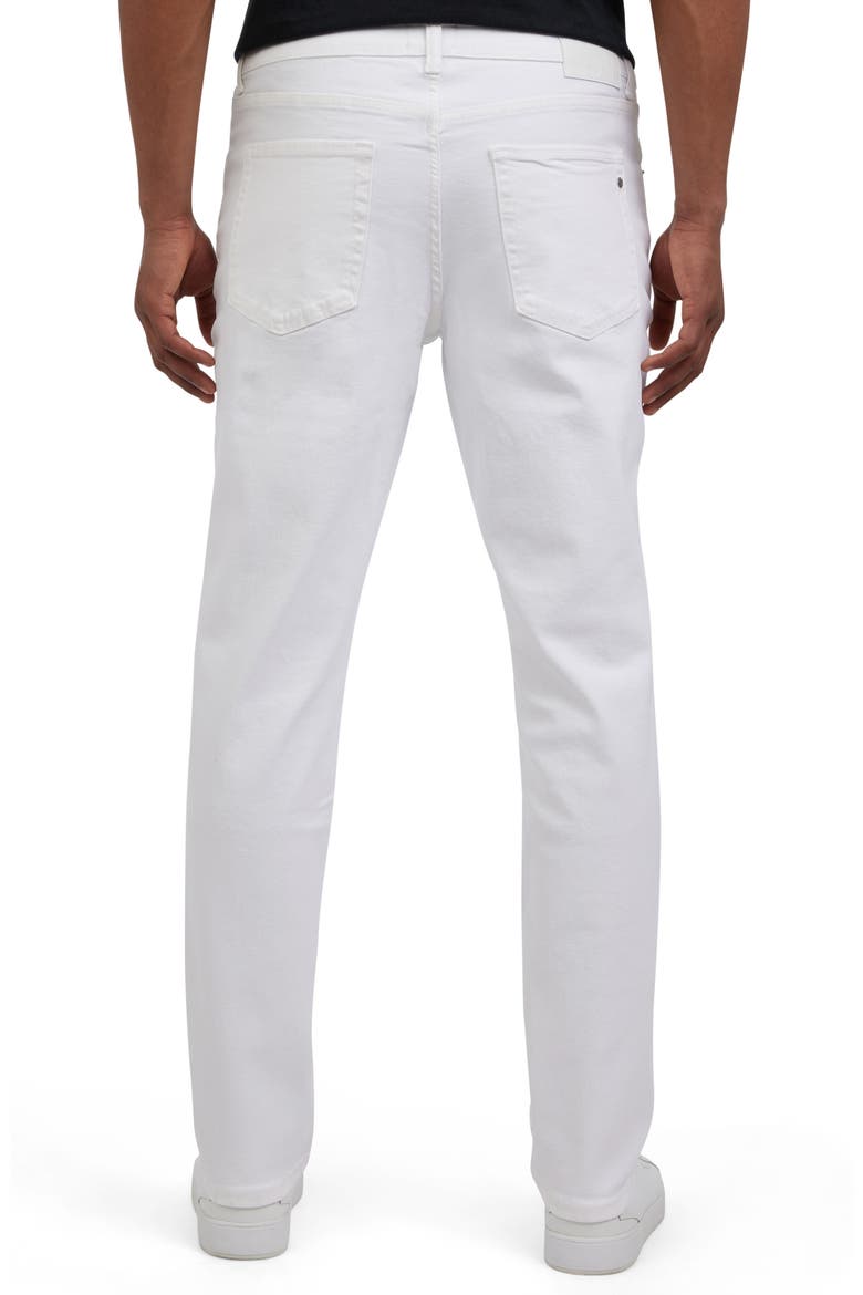 Bedford Slim Fit Jeans, Alternate, color, WHITE