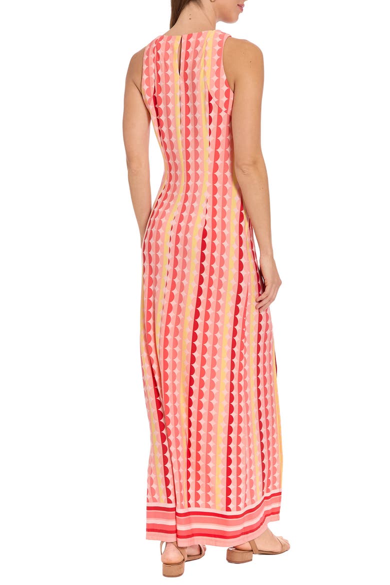 Carwash Sleeveless Maxi Dress, Alternate, color, BLUSH/ CORAL