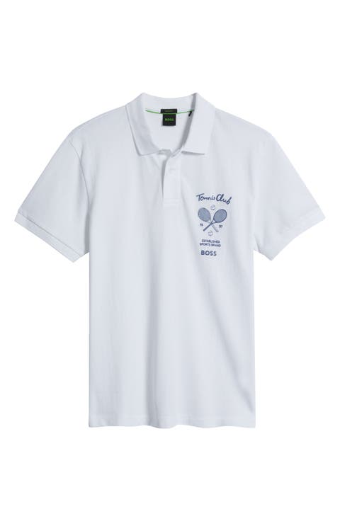 Member Embroidered Cotton Piqué Polo