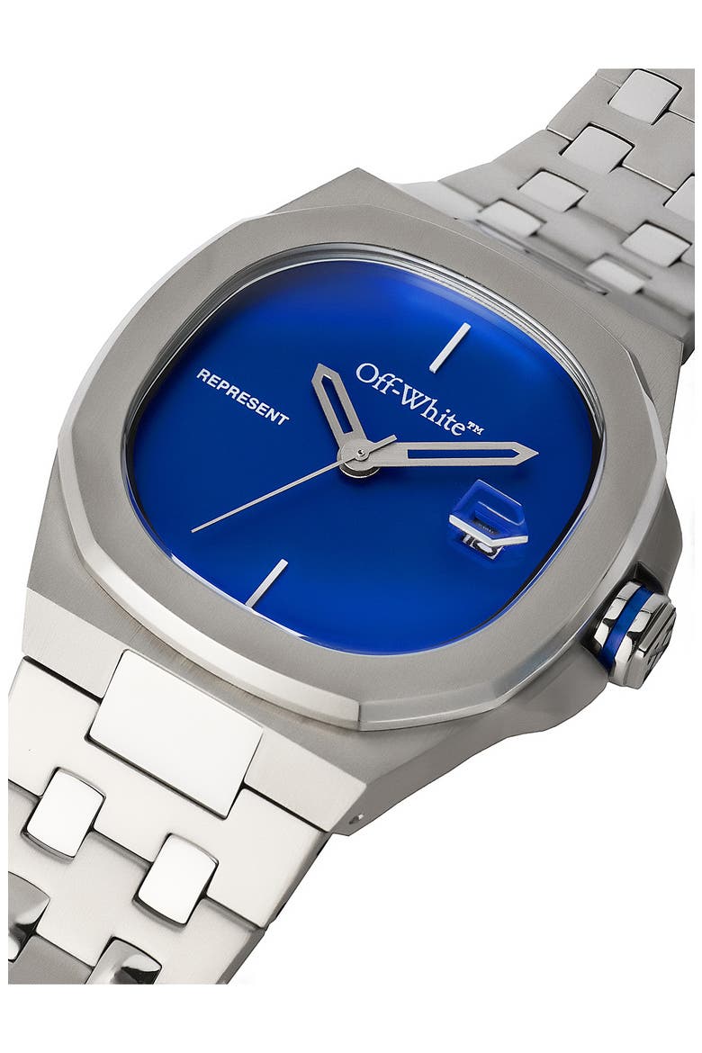 Object Cushion Bracelet Watch, 39mm, Alternate, color, STAINLESS STEEL