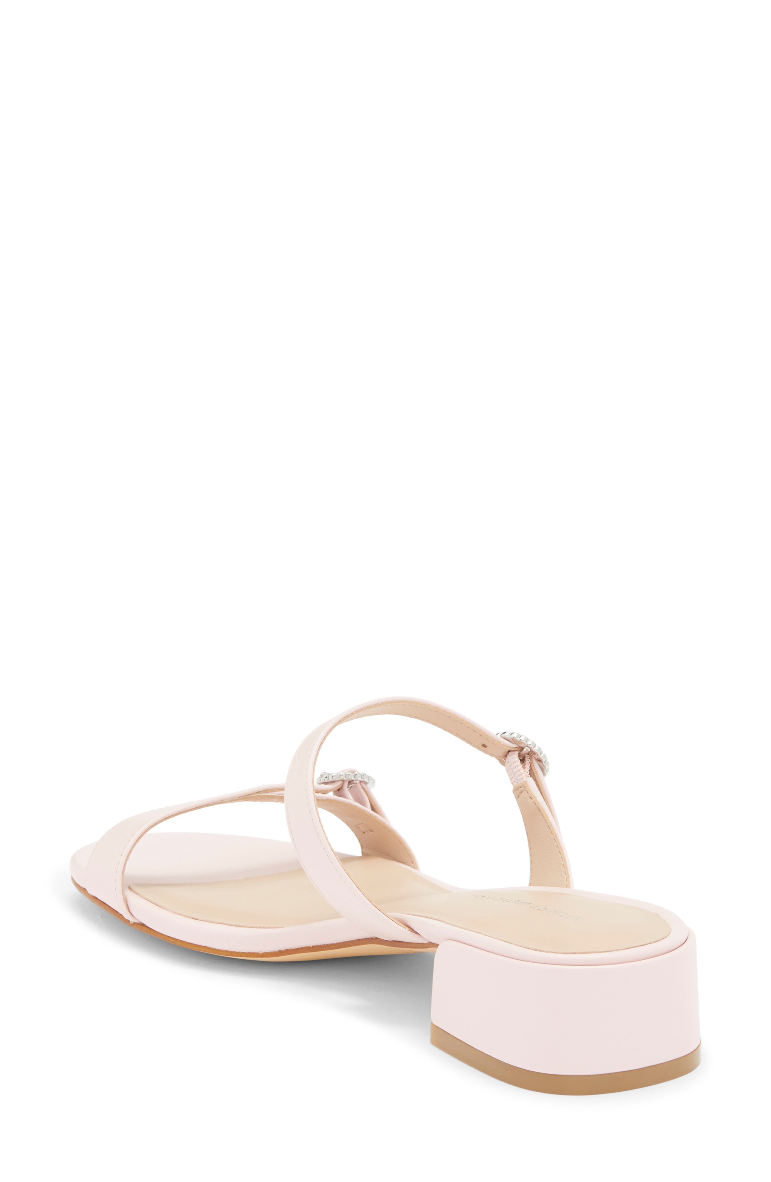 Ginger Crystal Slide Sandal, Alternate, color, LIGHT BLUSH