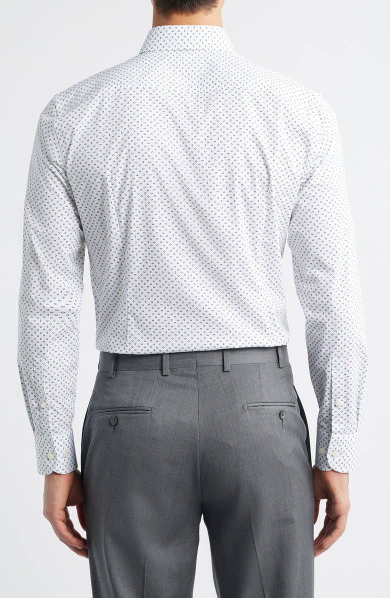 BOSS Hank Kent Slim Fit Stretch Cotton Dresss Shirt, Alternate, color, Light/ Pastel Blue