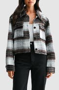 All in Favor Plaid Crop Jacket