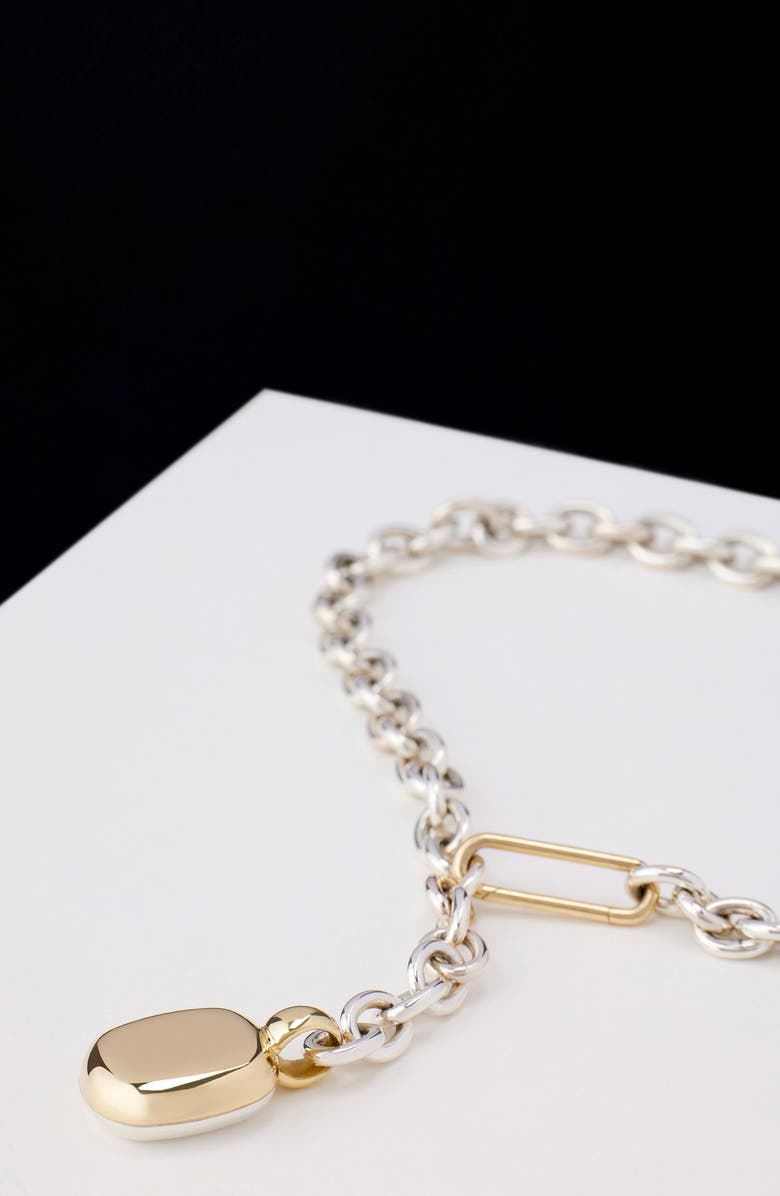 Kloto Mass Pendant Necklace, Alternate, color, Silver/Gold