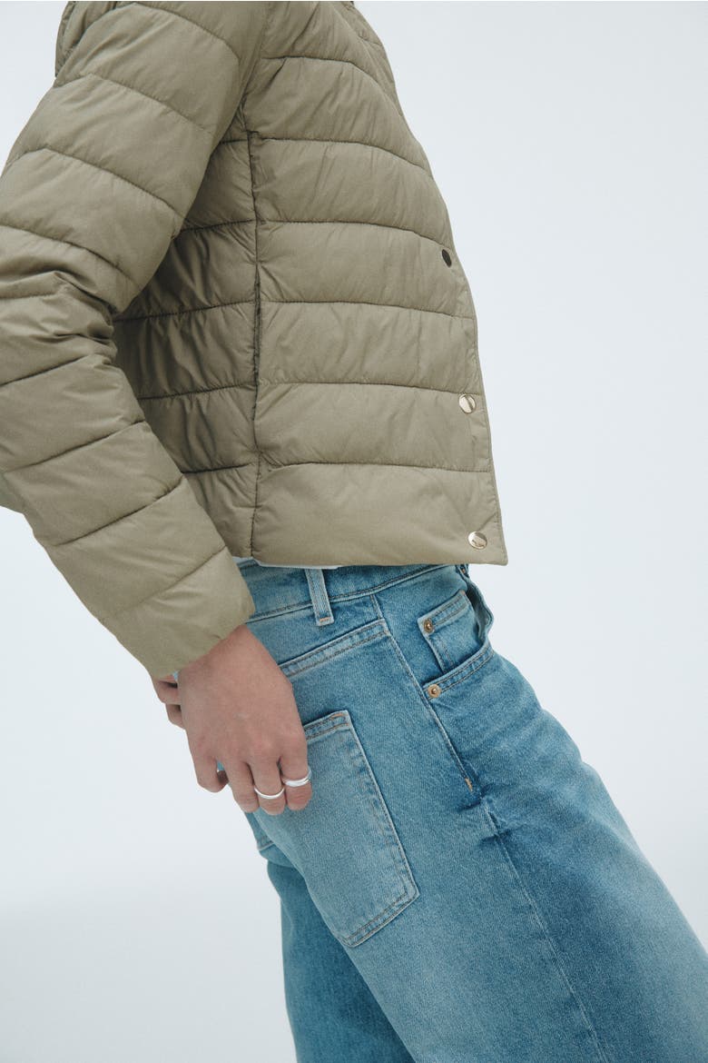 Quilted Jacket, Alternate, color, Khaki green